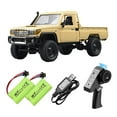 thumbnail image 1 of Coche RC Crawler 1/12, camión RC 4WD para carretera, coche de juguete eléctrico 4WD, juguete de , mini camioneta RC Rock Crawler para arena, 2 baterías, 1 of 9