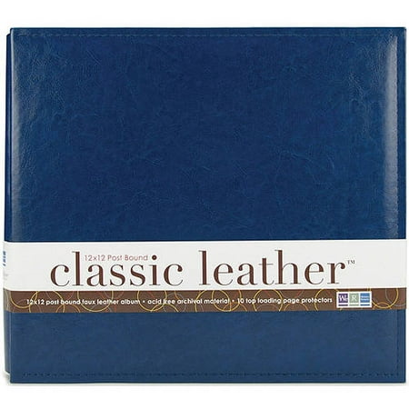 We R Classic Leather Postbound Album, 12" x 12"