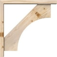 thumbnail image 3 of Ekena Millwork 3 1/2"W x 24"D x 24"H Westlake Block Smooth Bracket w/ Offset Brace, Douglas Fir, 3 of 25
