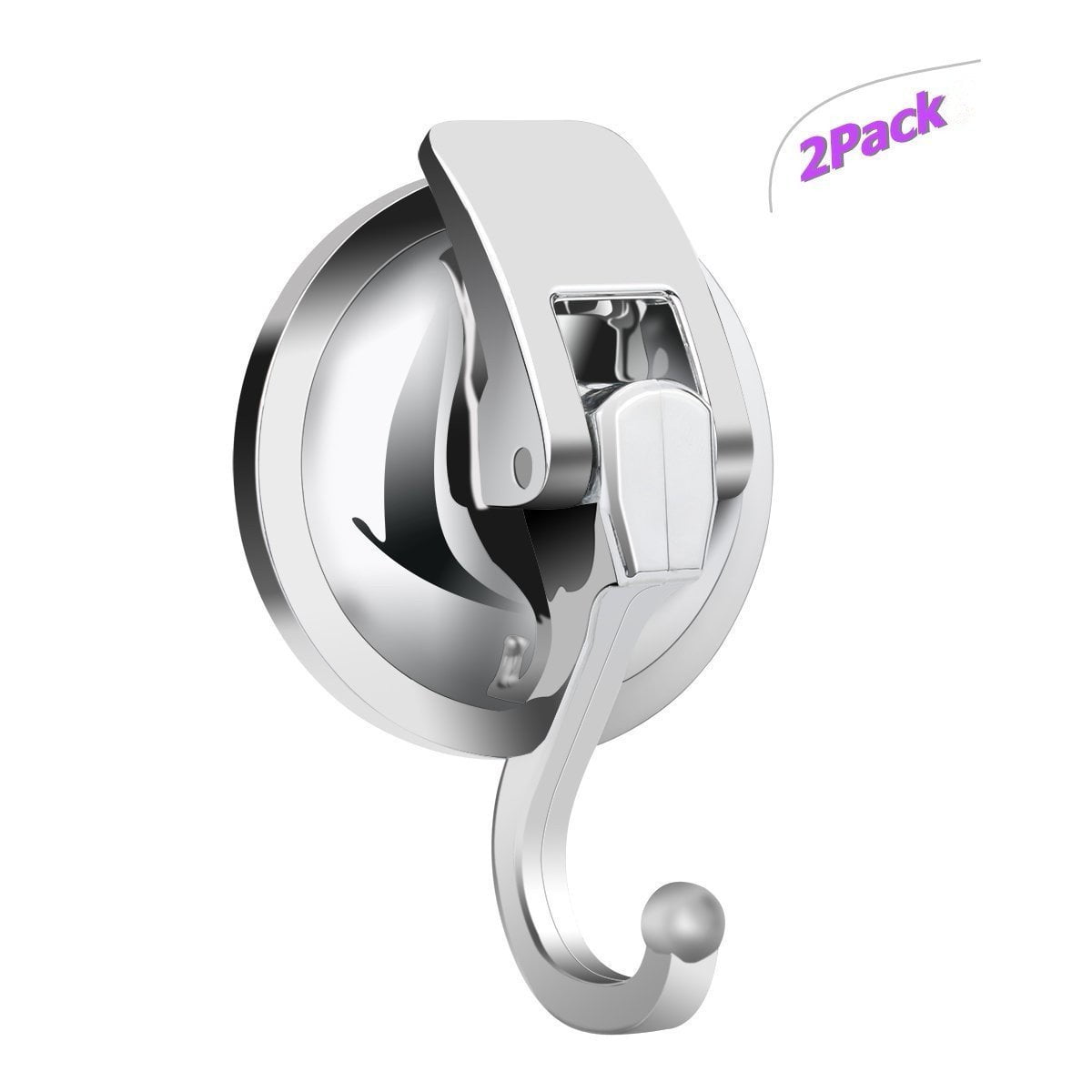 Heavy Duty Vacuum Suction Cup Hooks (2Pack) Specialized for Kitchen