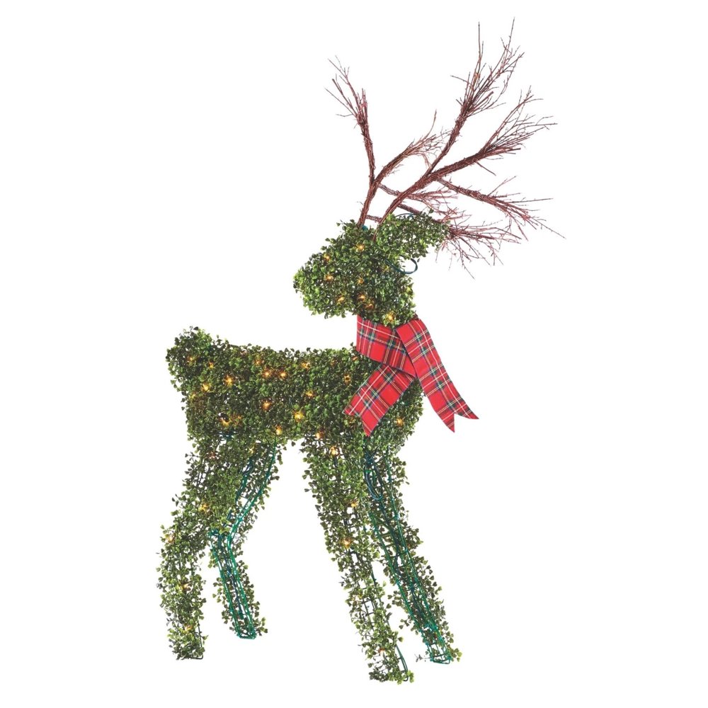 NOMA Pre Lit Outdoor Winter Garden Deer Christmas Holiday Lawn