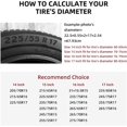 thumbnail image 4 of Music Guitar Print Spare Tire Cover Waterproof Dust-Proof Wheel Protectors Universal Weatherproof Camper Tire Covers, 4 of 5