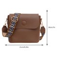 thumbnail image 1 of Bolso de Hombro Casual de Cuero Multi-bolsillo Mujer Color Sólido Vintage para Hombres Mujeres Wdftyju Para Estrenar, 1 of 2