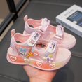thumbnail image 4 of Girls Beach Sandals Open-Toe Summer Outdoor Child Sport Sandals Athletic Lightweight(Toddler/Little Kid/Big Kid), 4 of 12