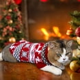 thumbnail image 5 of KDFJPTH Winter Cartoon Dog Sweater Warm Christmas Pet Sweaters For Small Dogs Pet Clothing Pet Red Christmas Deer Print Antlers Pullover Sweater Puppy Apparel 6 Sizes Pet Rack Pet for, 5 of 9