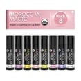 thumbnail image 1 of Bálsamo labial orgánico marroquí mágico, paquete variado de regalo | Argán Natural y Aceites Esenciales | Suave | No tóxico y libre de crueldad | Paquete de 8, 1 of 5