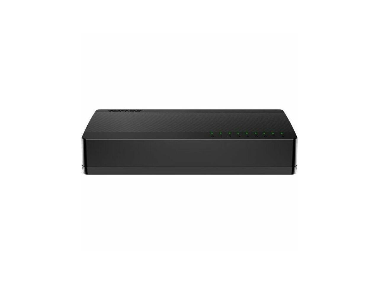 Tenda 8-Port Gigabit Ethernet Switch - 8 Ports - Gigabit Ethernet - 10/100/1000Base-T - 2 Layer Supported - Twisted Pair - Wall Mountable, Desktop