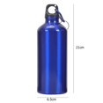 thumbnail image 2 of Botella de agua Hervidor portátil de aluminio para deportes al aire libre con tapa (500 ml) Azul, 2 of 5