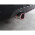 thumbnail image 5 of 2.5'' Inlet Exhaust Tips Stainless Steel Muffler Car Exhaust Tail Pipe Modification Luminous Tube With Red Flame LED light 89mm(3.5in) Outlet, 5 of 7