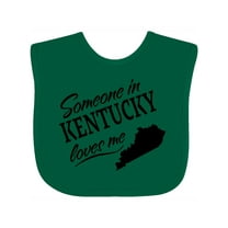 Inktastic Someone in Kentucky Loves Me Boys or Girls Baby Bib