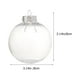 thumbnail image 2 of BESTYASH 15Ud Esferas Navideñas Transparentes Resistentes Para Decorar Árbol Y Crear Ambiente Festivo, 2 of 8