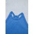 thumbnail image 6 of Women's Sky Blue Two-Piece Outfit – Sleeveless Tank Top and High Waist Mini Skort Set, XL, 6 of 12