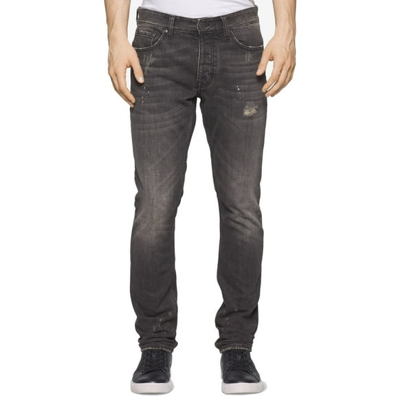 NEW Gray Mens Size 30X32 Classic Straight Leg Jeans