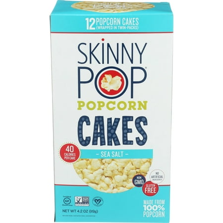 UPC 816925020012 product image for SkinnyPop Large Popcorn Cakes, Sea Salt, 4.2 Ounce | upcitemdb.com