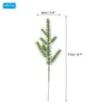 thumbnail image 2 of 6.7" Artificial Pine Branches Faux Fake Pine Leaves Sprigs for Christmas Home Decor, Green 60Pcs, 2 of 6