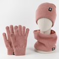 thumbnail image 4 of CSChome Solid Color Hat Unisex Winter Hat and Scarf Set - Thick Warm Elastic Non-Slip Windproof Outdoor Cycling, 4 of 6