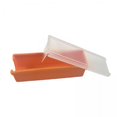thumbnail image 1 of 2x Mantequera, Plato de Cubierto con Tapa Transparente, Caja de Almacenamiento de Corte de de Silicona para Cenar, Hornear, 2 piezas, 1 of 8