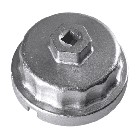 ZTTD Clé à Filtre à Huile 64,5 mm : Outil de Retrait de Filtre à Huile Compatible avec Toyota Camry RAV4 4Runner Tacoma Lexus 2005-2021, 14 Flûtes 4 Emplacements pour Moteur 2,0l-5,7l