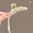 thumbnail image 3 of CNKOO Perle Pompon Pince à Cheveux Starfish Cheveux Épingle à Cheveux Strass Requin Clip Bijoux, 3 of 5