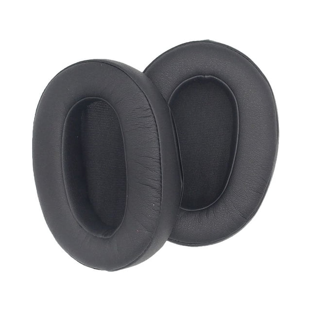 Xingzhi Ear Pads Leather Noise Cancelling Accessories Ellipse Cushions Cover Repair Parts Earpad Replacement for WH-XB900N Headphones Black