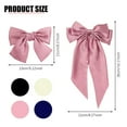 thumbnail image 2 of 8Pcs Big Bow Hair Clips, Large Solid Color Hair Bow Pins Bowknot Hair Clip, French Barrette with Long Silky Satin Ribbon, Hair Slides Accessories for Women Girls Lolita Party Mother's Day Gift, 2 of 7