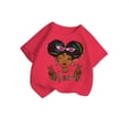 thumbnail image 2 of Zecgelong T-Shirt Décontracté à Manches Courtes et Col Rond pour Filles, Imprimé Dessin Animé, Taille 2-4 Ans, 2 of 4