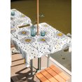 thumbnail image 3 of Square Outdoor Tablecloth with Umbrella Hole Love Heart Flowers Outside Table Cloth Waterproof Patio Table Cover Farmhouse Star Cute Botanical Zipper Tablecloths for Picnic Party Camping 60x60 Inch, 3 of 8