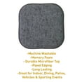 thumbnail image 4 of Broadway Memory Foam No Slip Back 16 x 16 Chair Pad Cushion 2 Pack - Multi-Blue, 4 of 7
