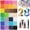 28 Mix Resin#A_1, variant on 30000Pcs 28 Colors Jelly Rhinestones for Bedazzling,Mix Colors Bedazzling Kit with Rhinestones,3MM Colorful Resin Flatback Gems kit with Complete Tools for Crafting, Nail Art, Shoes, Books