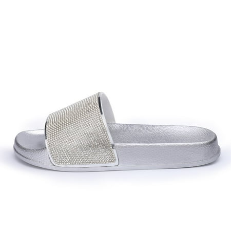 

Bescita Car Line Thick Bottom Cross Wedge Heel Half Slippers