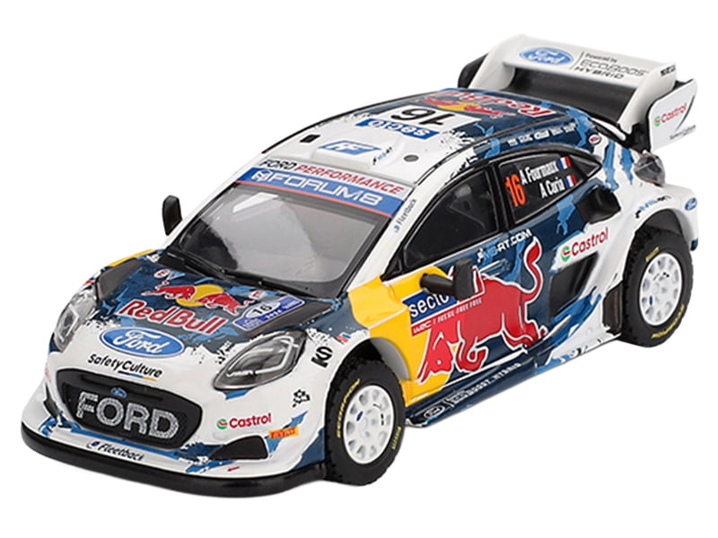 Ford Puma Rally1 #16 "M-Sport Ford WRT" 3rd Place "Rally Finland" (2024) Limited Edition 1/64 Diecast Model Car by Mini GT