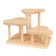 thumbnail image 3 of Tnarru Wooden Display Riser Collectibles Display Shelf Reusable Showcase Desktop Display Rack for Model Perfume Cosmetic Countertops Clouds, 3 of 8