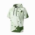 thumbnail image 5 of OIOLOYJM Sun Protection Shirts for Men Quick Dry Lightweight Uv Protection Rash Guard Camo Short Sleeve Hoodies Summer Hiking Fishing Clothes Light Green L, 5 of 5