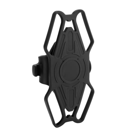 Silicone Bike Phone Holder Strap Adjustable Holder for 4-7Inch Mobile Devices Shockproof Cycling Gear