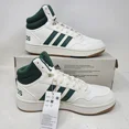 thumbnail image 2 of Men's Adi-das HOOPS 3.0 Mid Athletic Shoes / Green White Gum / IG5570 / Size 10.5, 2 of 6
