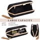 thumbnail image 4 of Bolso de noche con borlas YAPAIOU, bolso de noche, fiesta de boda, negro, 4 of 6