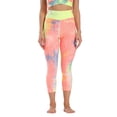 thumbnail image 3 of LoyisViDion Woman Pants Clearance Women'S High Waist Running Tie-Dye Pants Workout Leggings Yoga Pants Yellow M, 3 of 6