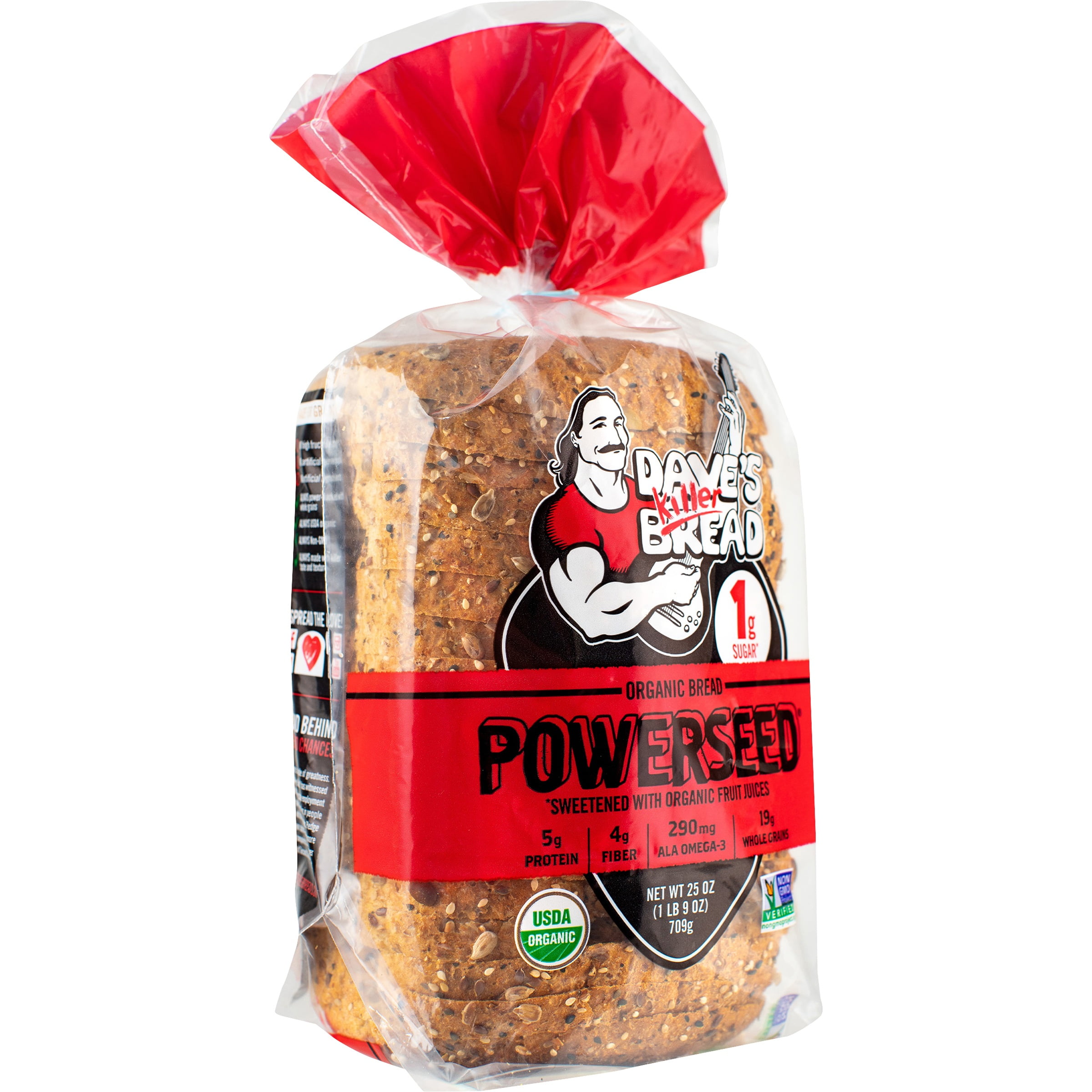 Dave's Killer Bread® Powerseed® Organic Bread 25 oz. Loaf - Walmart.com ...