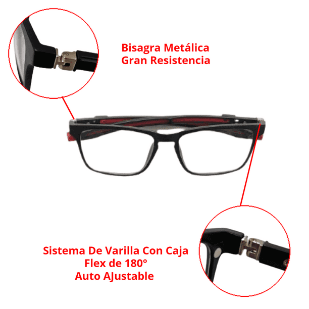 Lentes Con Clips Magneticos Intercambiables Deportivos Armazon para Graduar y Lentes de Sol Polarizado Modelo Deportivo 2507A Amarillo URBAN BOUTIQUE 2507A Deportivo Walmart en linea
