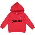 thumbnail image 2 of Inktastic Alaska Butterfly Toddler Hoodie, 2 of 4