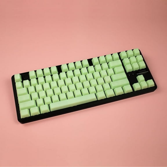 POM Jelly Matcha Keycaps Blank (108 keycap set)
