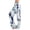 #01Dark Blue, variant on Women Halloween Grid Pumpkin Ghost Print Pajama Pants Drawstring Elastic Waist Wide Leg Lounge Sleep Bottoms Orange L