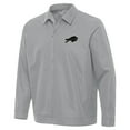 thumbnail image 2 of Men's Antigua Gray Buffalo Bills Pivot Full-Zip Jacket, 2 of 4