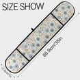 thumbnail image 3 of Dailycode Double Sided Oven Mitt with Loop Heat Resistant Kitchen Long Potholders 7" x 35" Blue and Yellow Dandelion, 3 of 6
