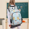 thumbnail image 7 of FORMRS Unisex School Backpack 17" Student Travel Bag with Laptop Compartment, Cute Rabbits, 7 of 7