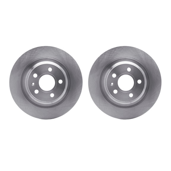 Dynamic Friction Company Rear Brake Rotors 6002-27054
