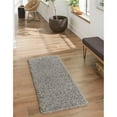 thumbnail image 1 of Unique Loom 3128008 2 Pi 2 Po x 6 Pi 5 Po Tapis Solide Shag Runner&44; Gris Nuage, 1 of 6
