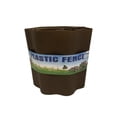 thumbnail image 2 of weibbin Plastic Mini Garden Fence Yard Border Edging for Flower Bed Bronze 354x3.9in, 2 of 6