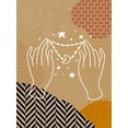 thumbnail image 2 of Bolokofsky, Ronald 15x18 White Modern Wood Framed Museum Art Print Titled - Boho Mystic Night, 2 of 4