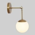 thumbnail image 4 of Single Light Bulb Brass Sputnik Wall Sconce Light Fixture. Beside Wall Sconce, 4 of 5